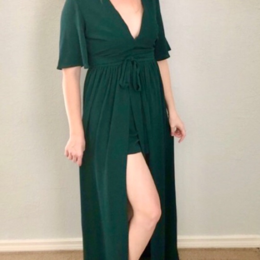 Haute Monde Romper Maxi Dress